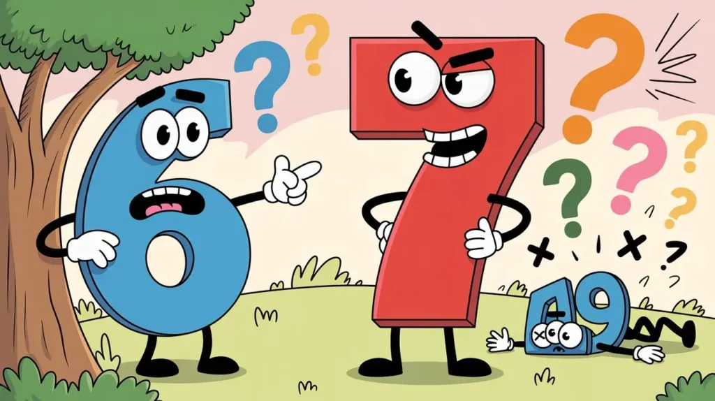 why is 6 afraid of 7 joke