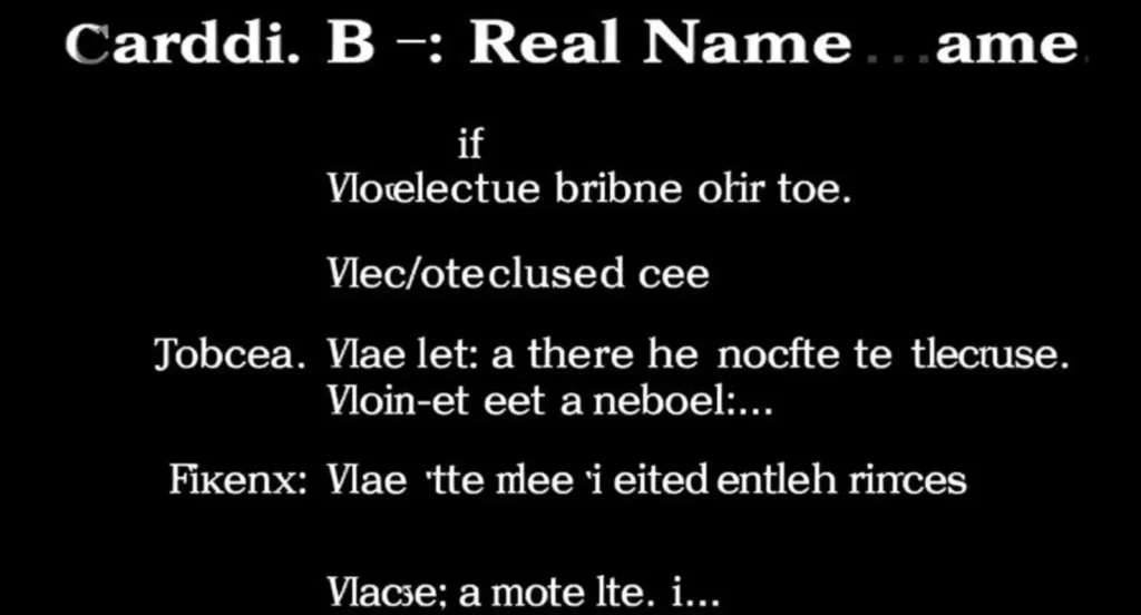 Cardi B Real Name Joke
