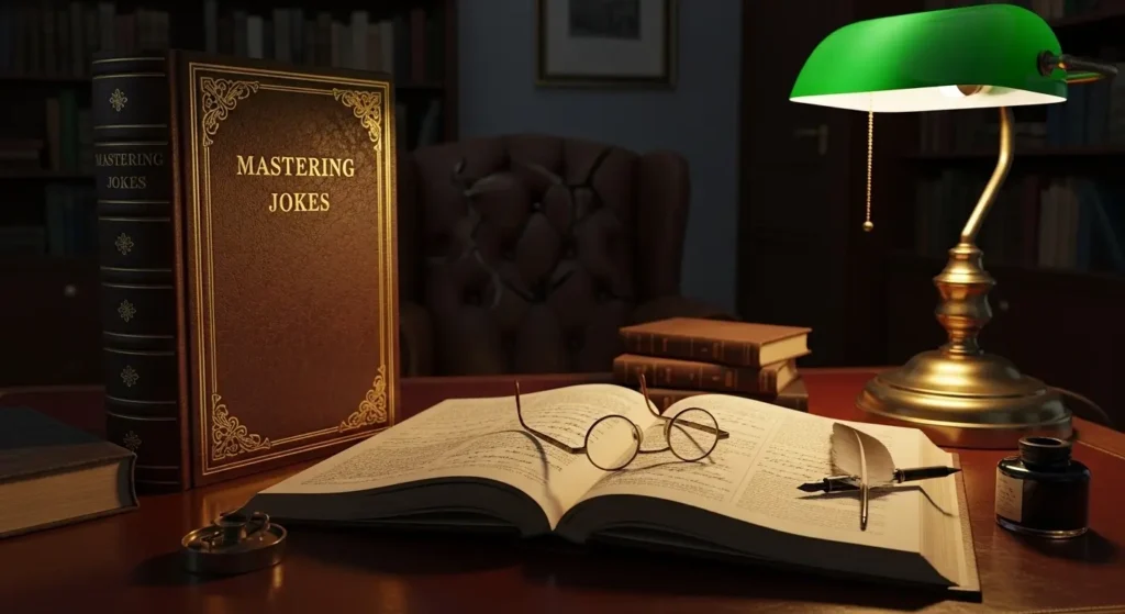 a word for joke in a mocking way