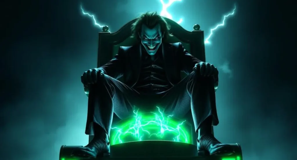 arkham origin joker electric chair
